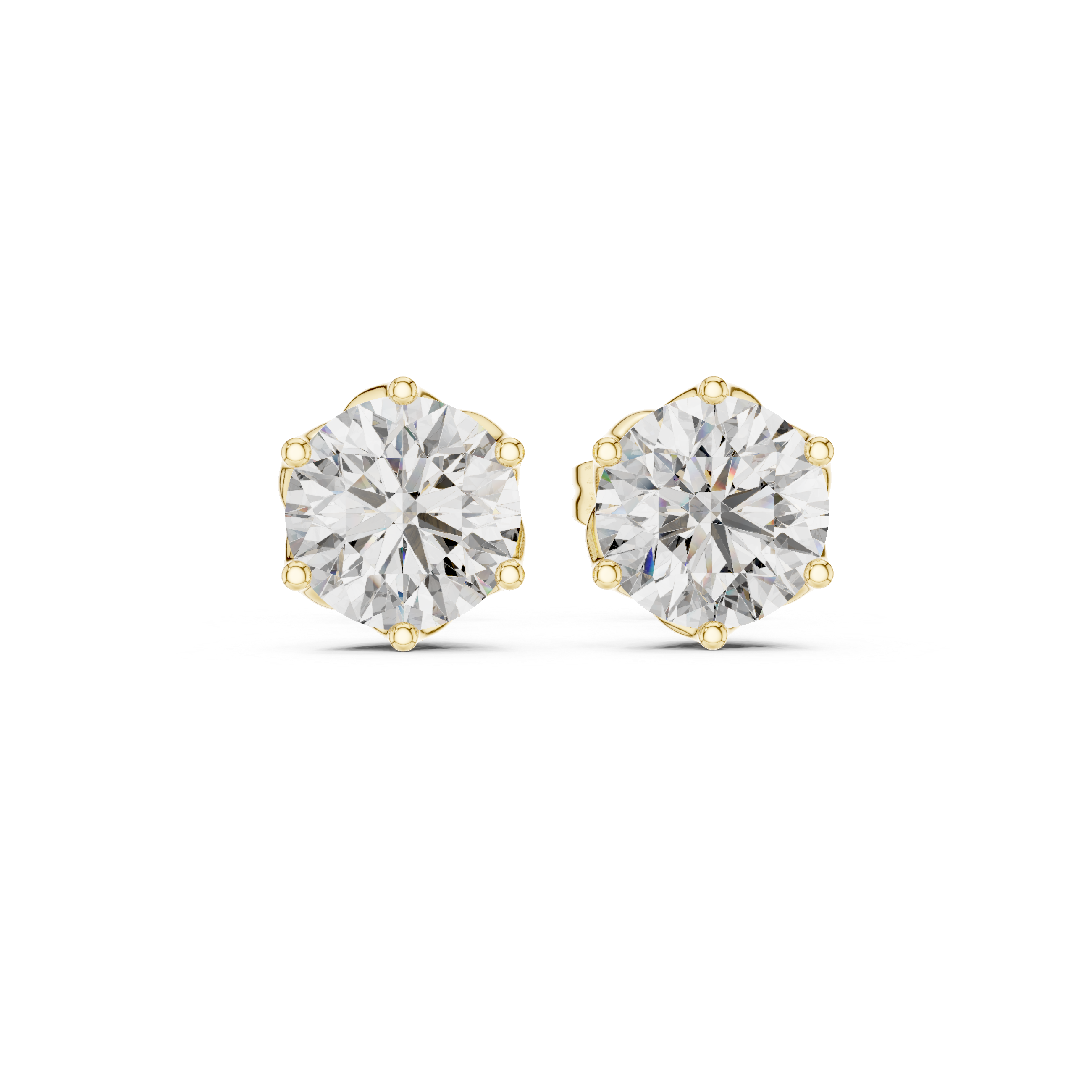 Brave Heart lab grown diamond earring design