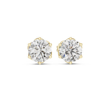 Brave Heart lab grown diamond earring design