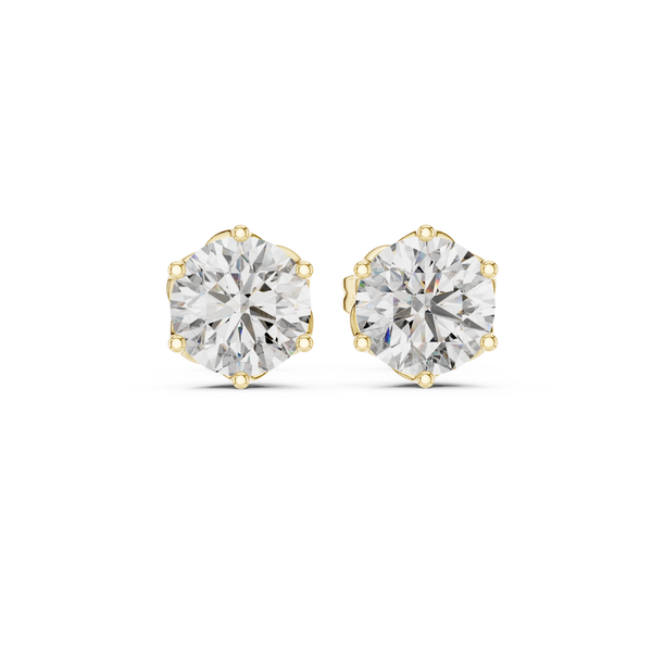 Brave Heart lab grown diamond earring design