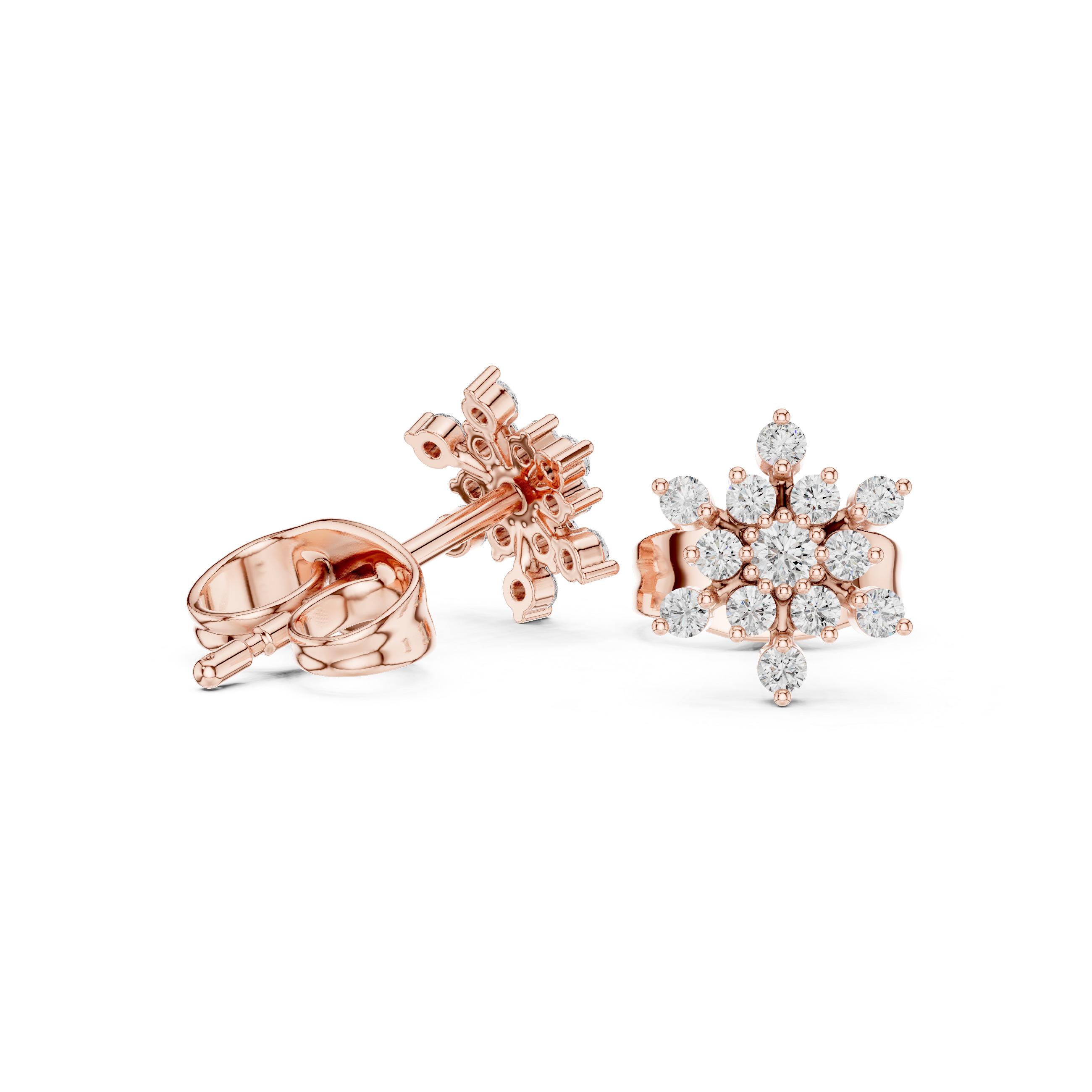 Fond Memory lab grown diamond earring design