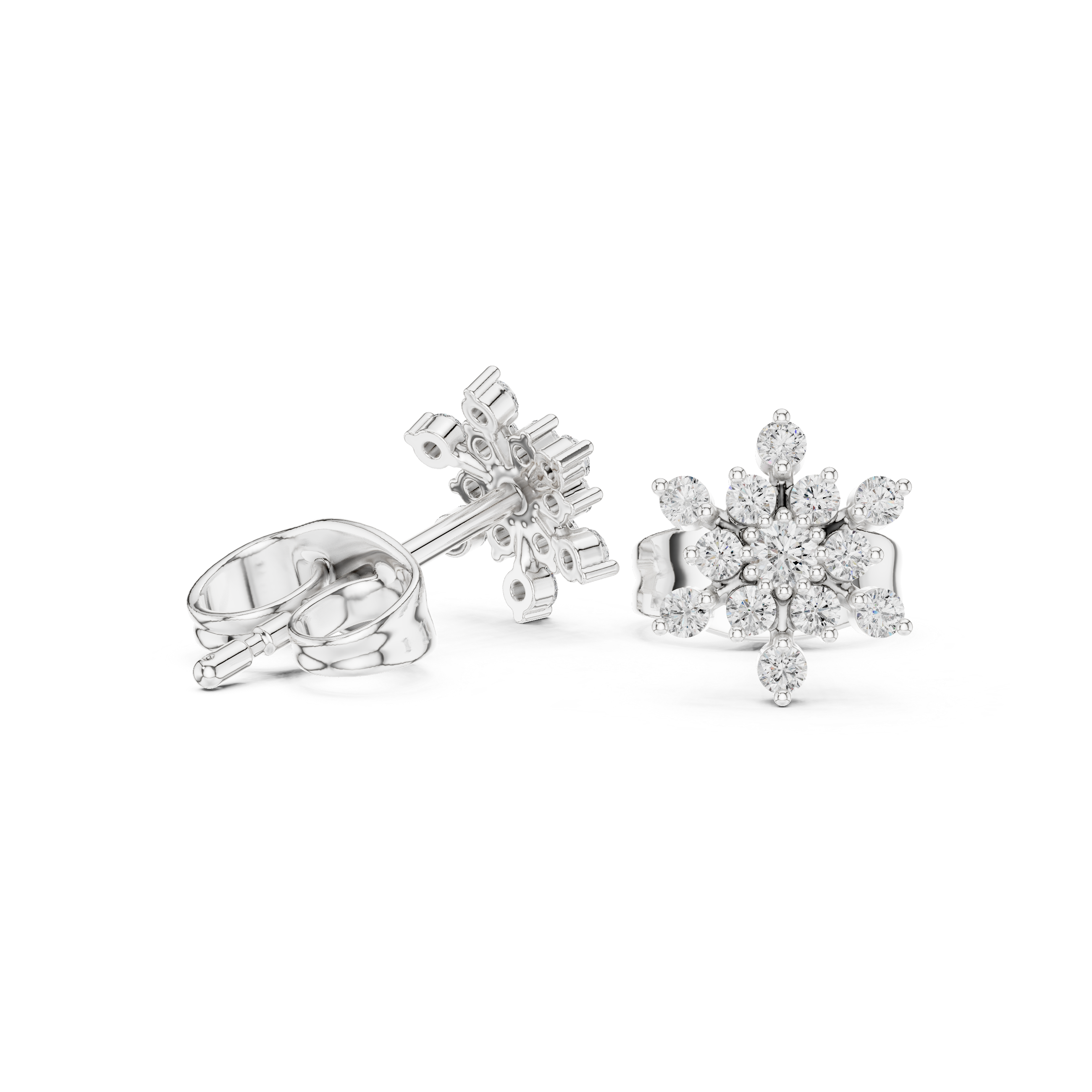 Fond Memory lab grown diamond earring design