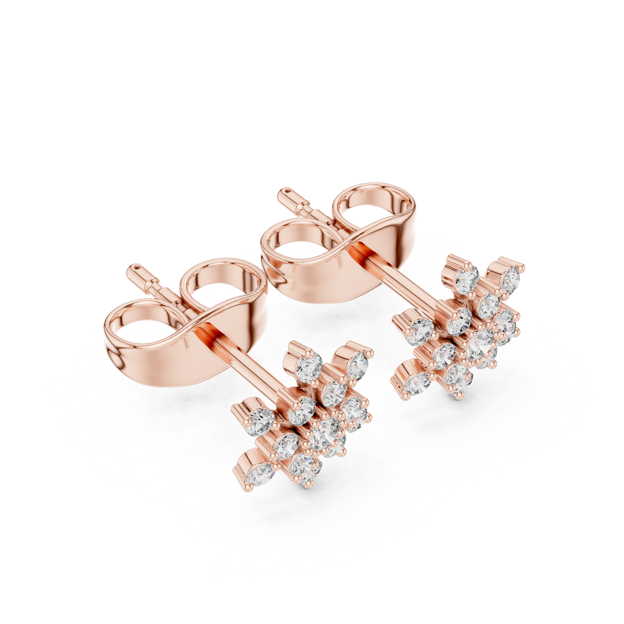 Fond Memory lab grown diamond earring design