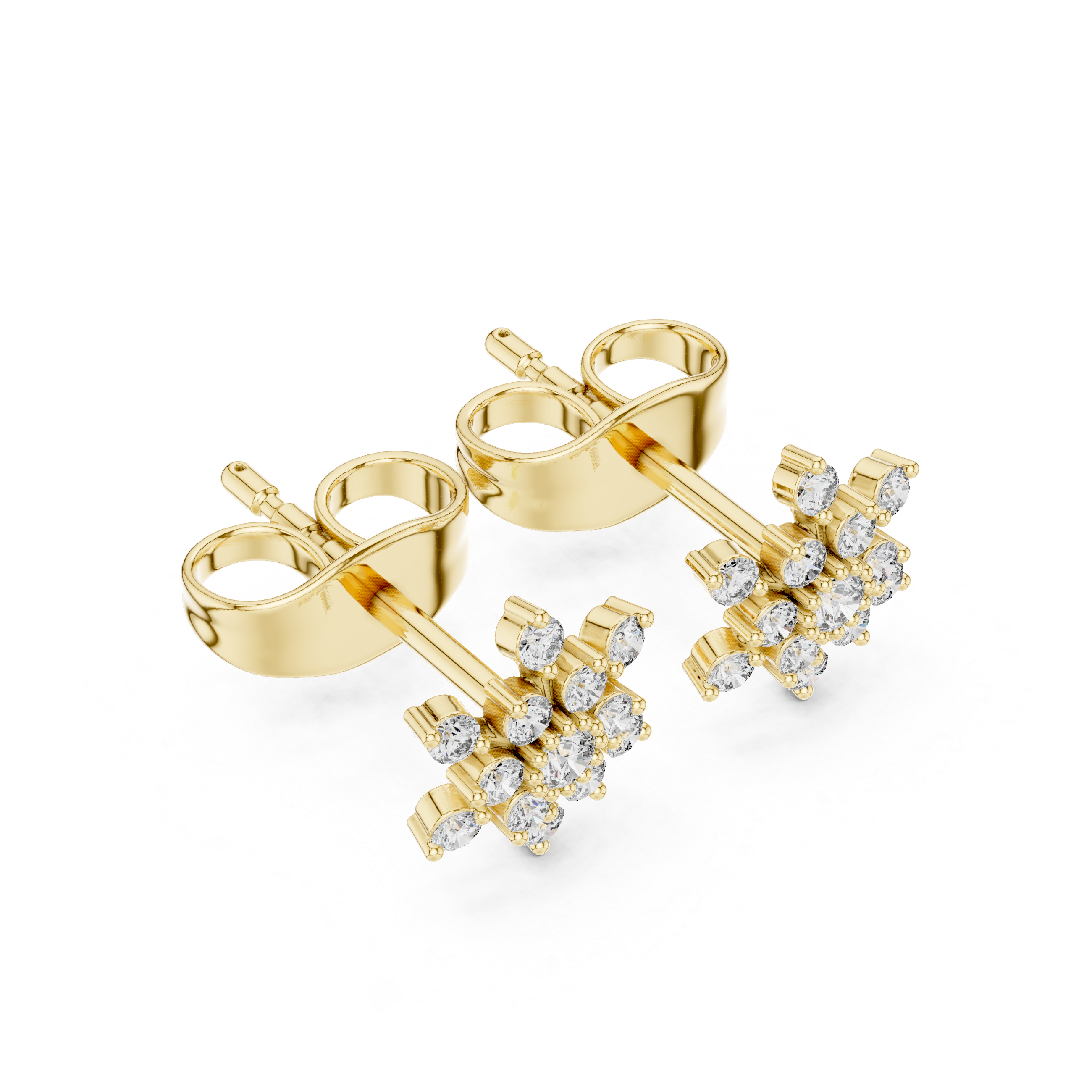 Fond Memory lab grown diamond earring design