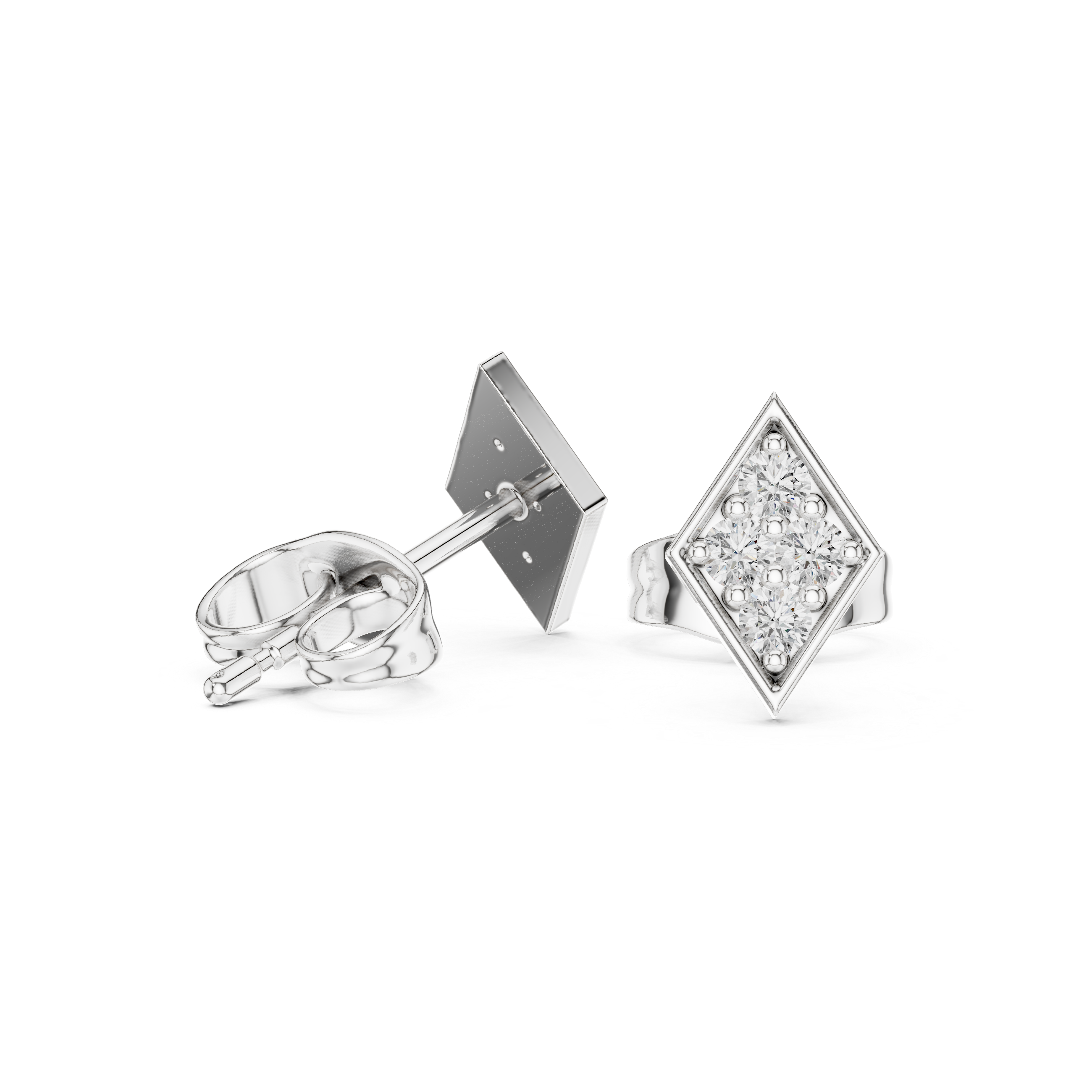 Free Bird lab grown diamond earring design