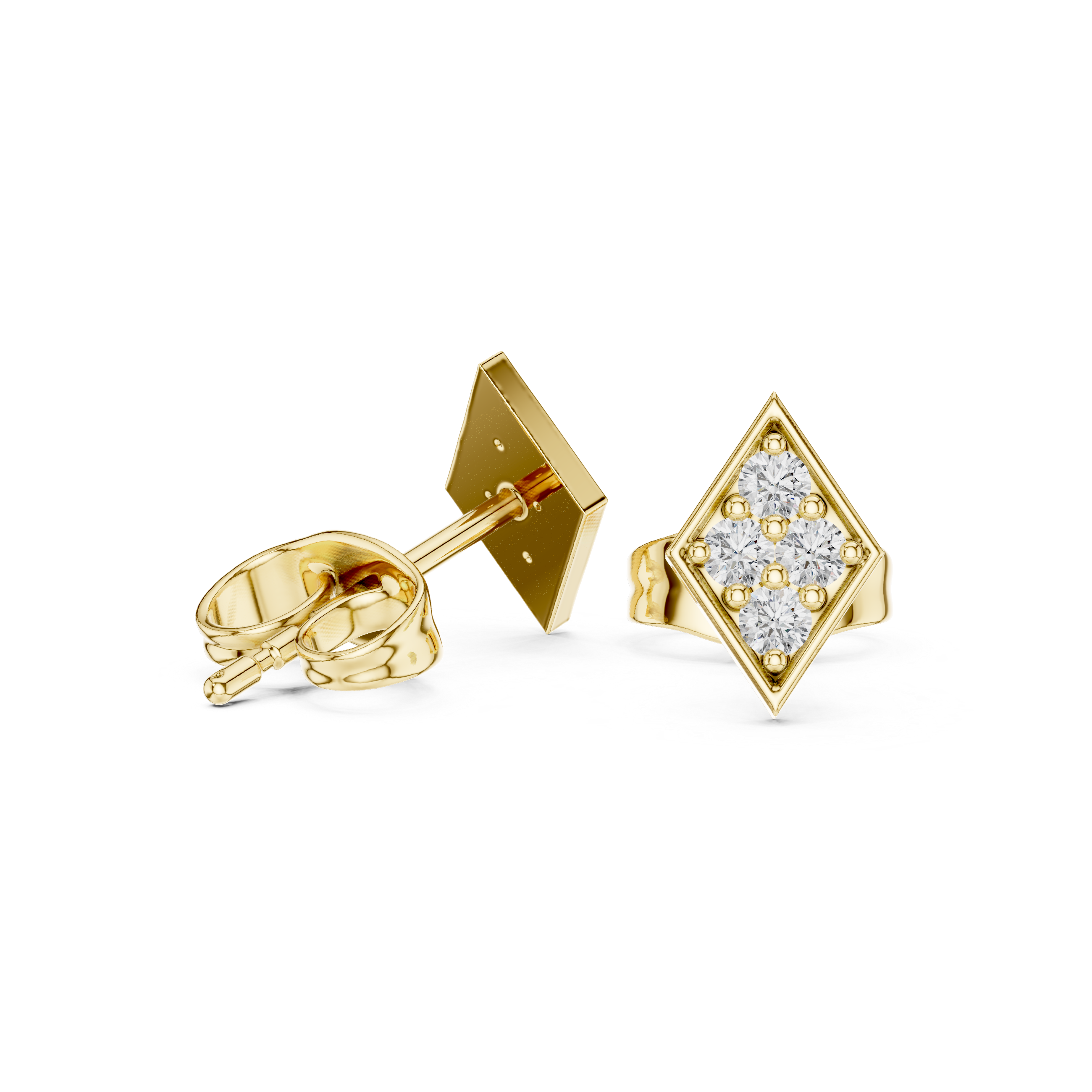 Free Bird lab grown diamond earring design