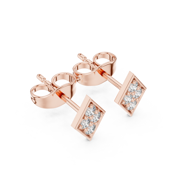 Free Bird lab grown diamond earring design