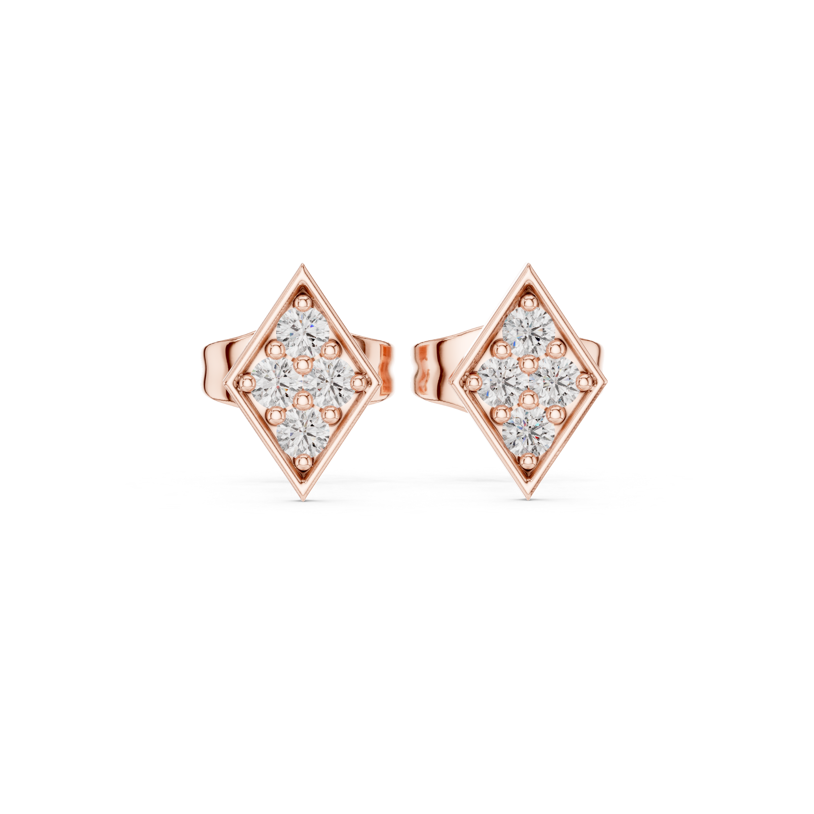 Free Bird lab grown diamond earring design