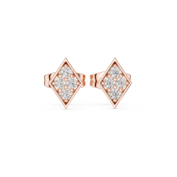 Free Bird lab grown diamond earring design