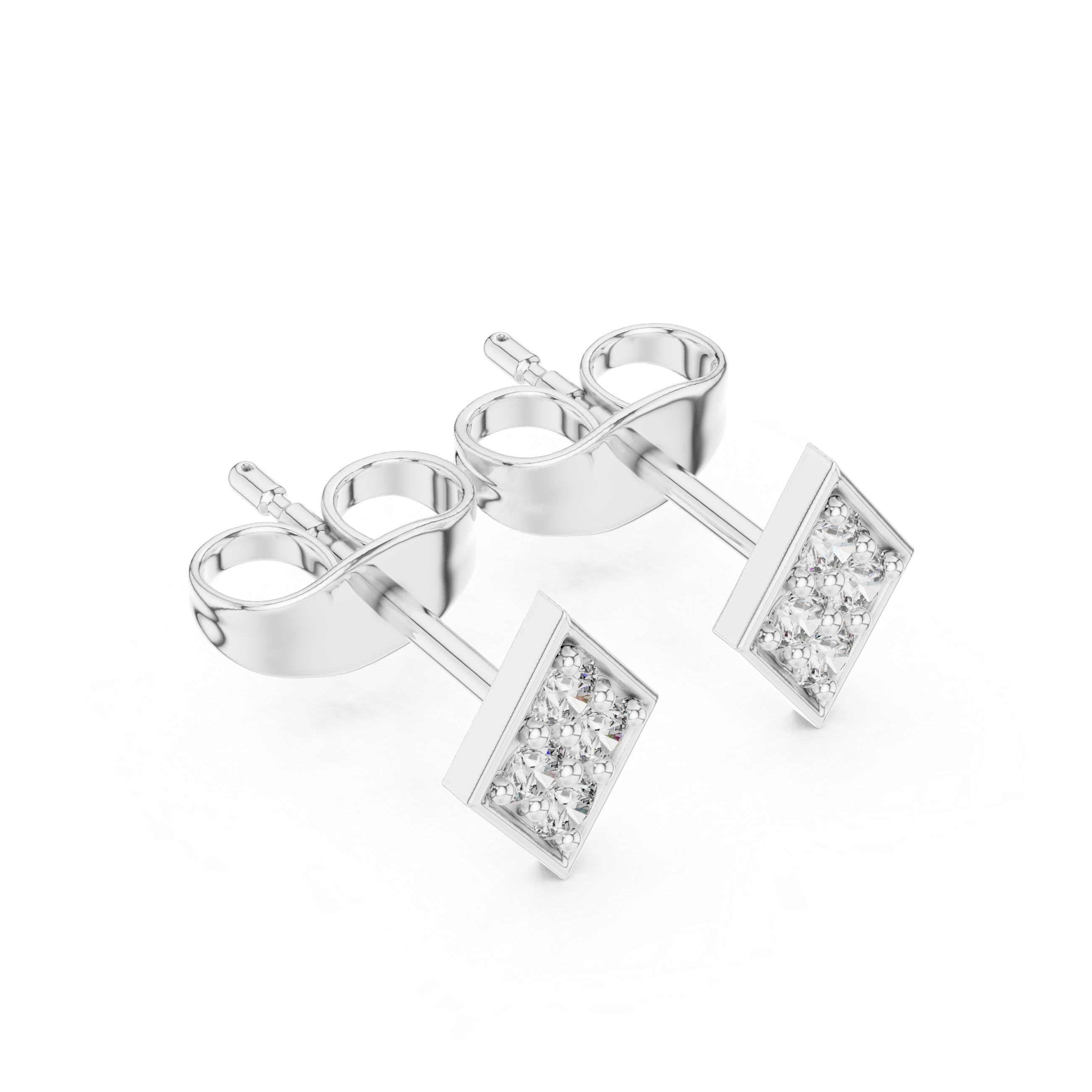 Free Bird lab grown diamond earring design