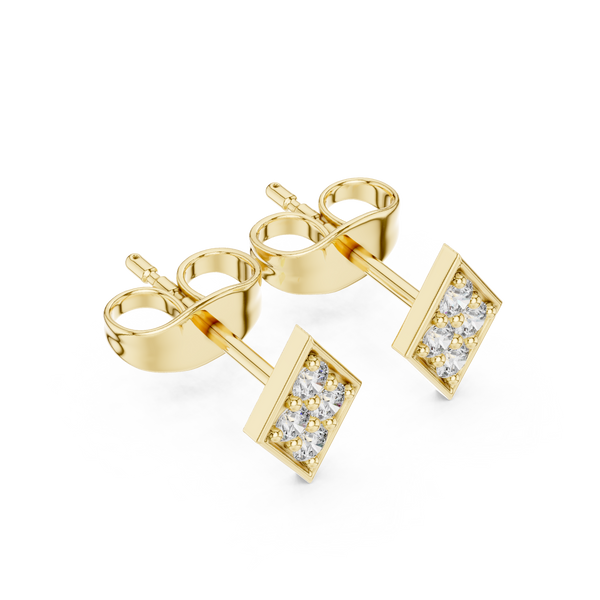 Free Bird lab grown diamond earring design