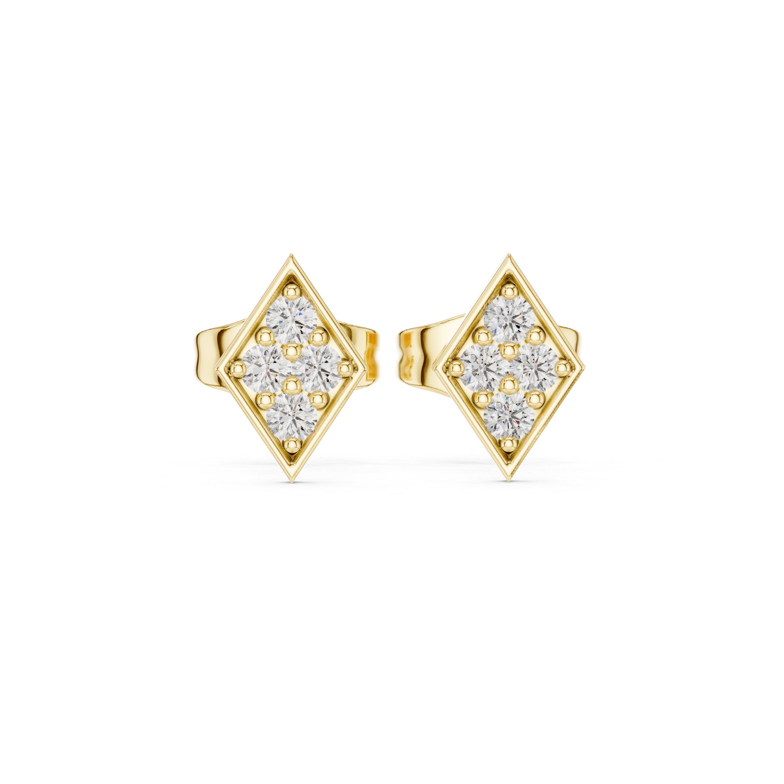 Free Bird lab grown diamond earring design