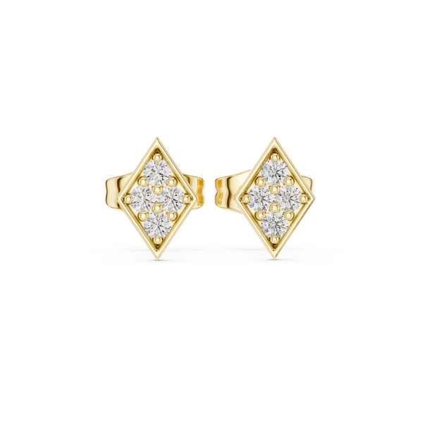 Free Bird lab grown diamond earring design