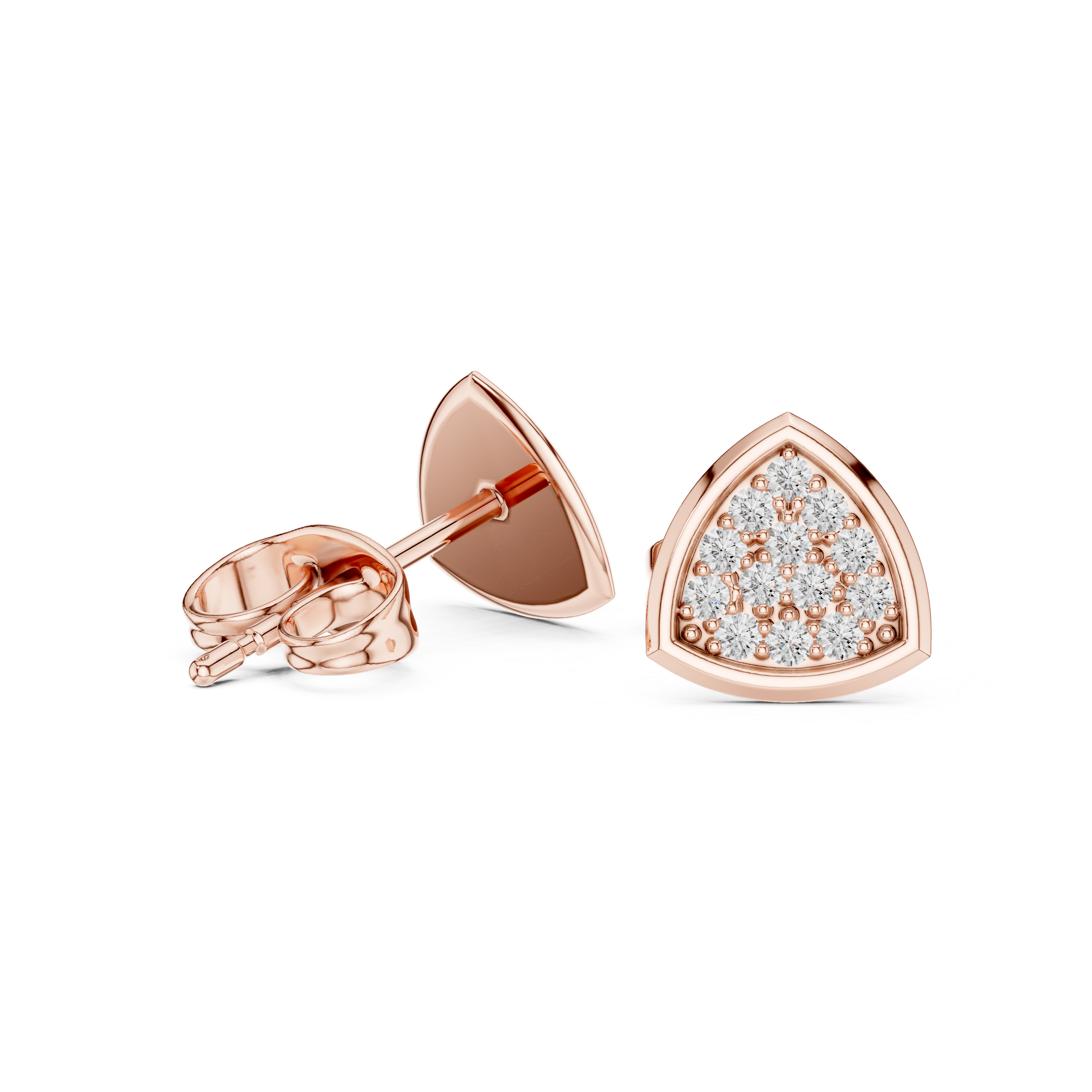 Bold Mark lab grown diamond earring design