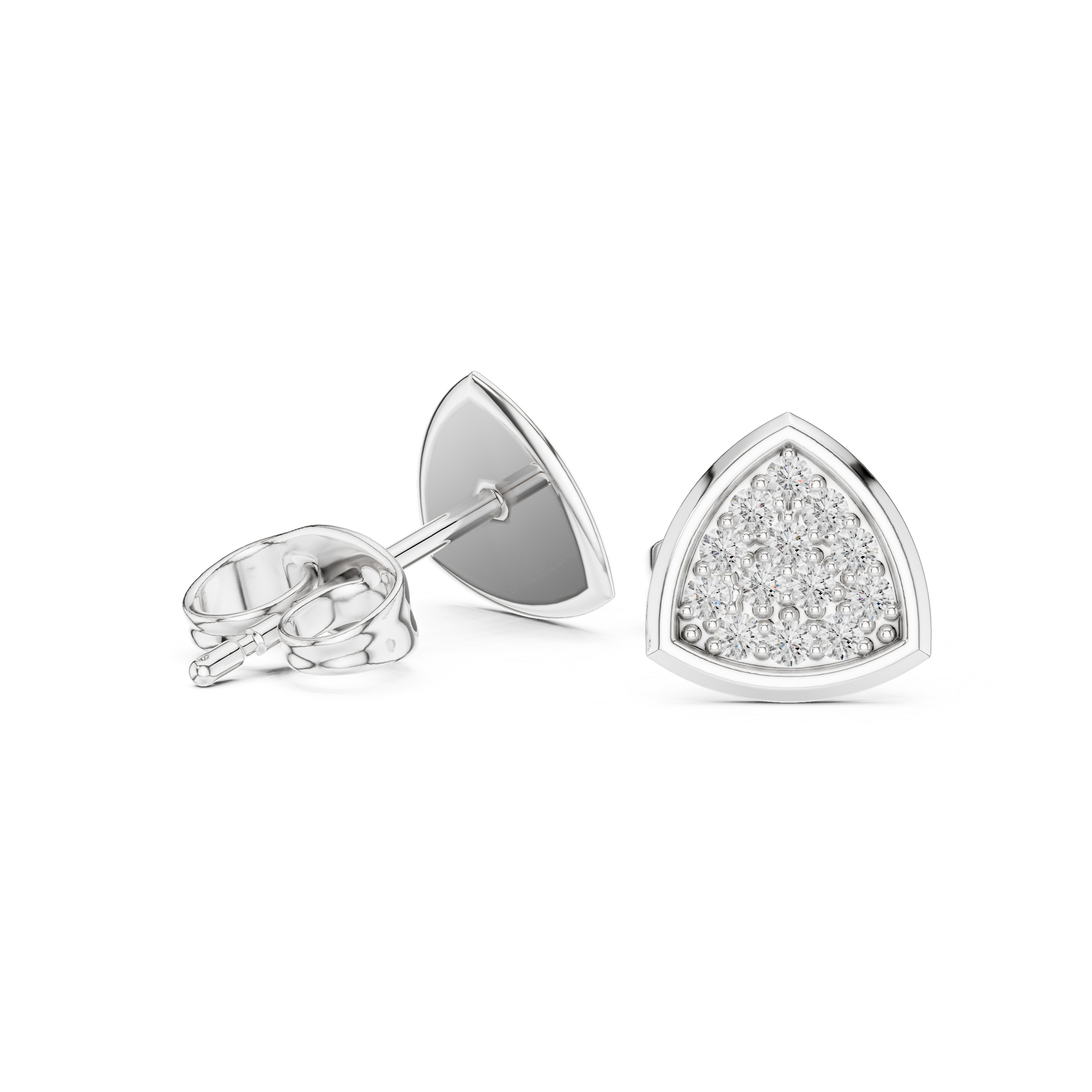 Bold Mark lab grown diamond earring design