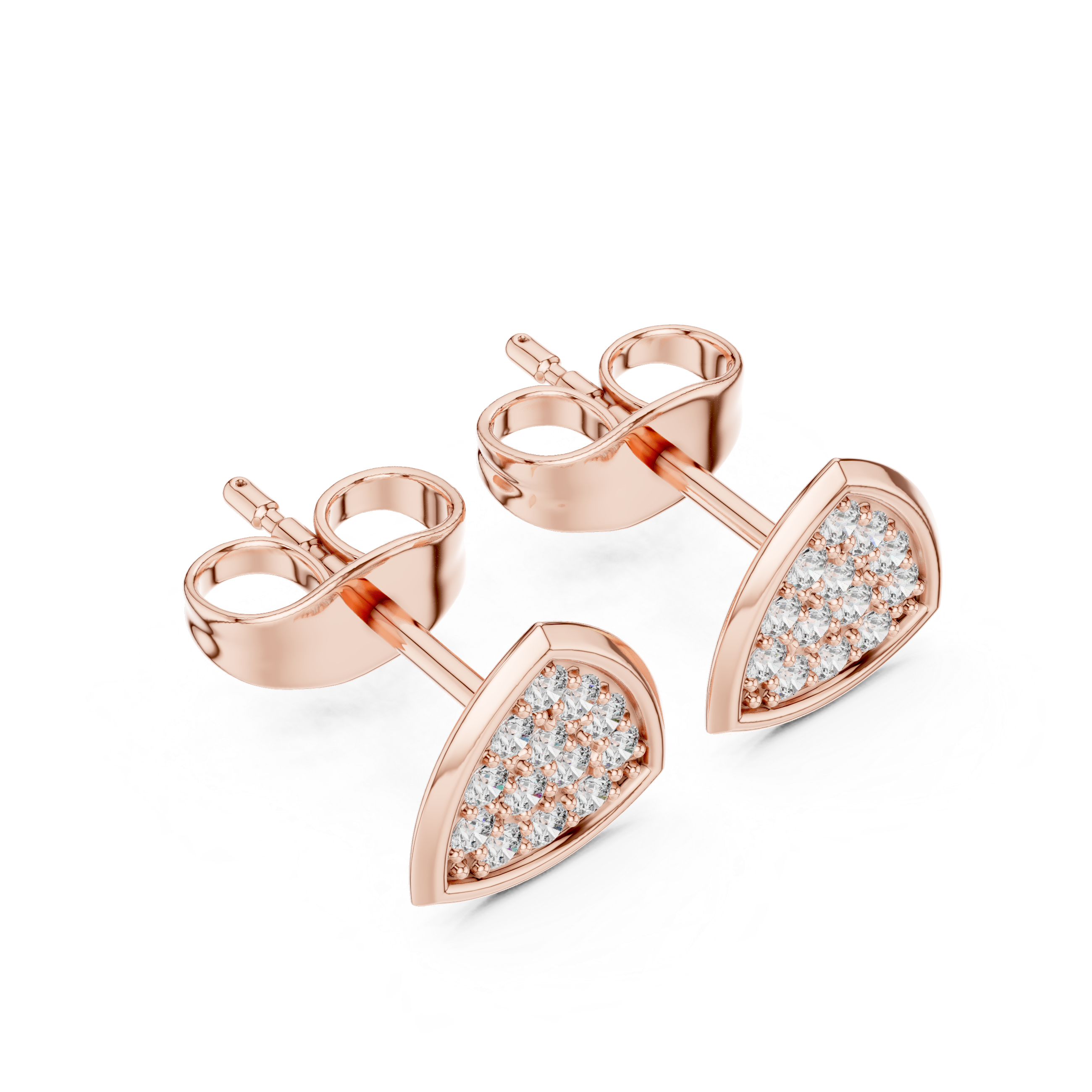 Bold Mark lab grown diamond earring design