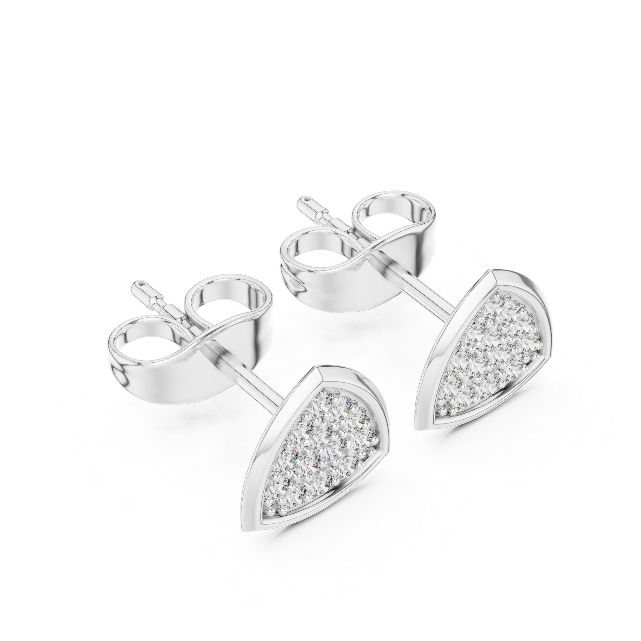 Bold Mark lab grown diamond earring design