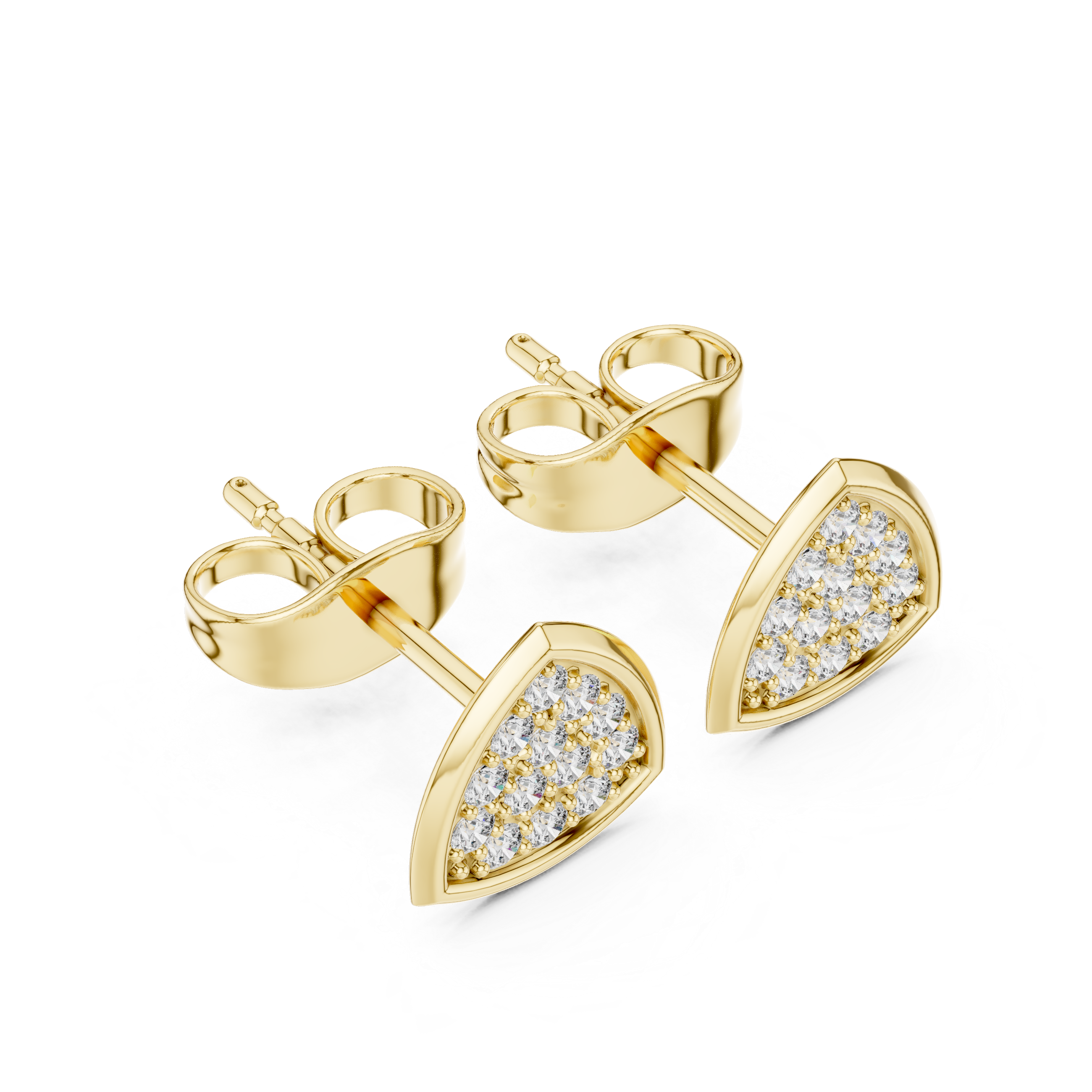 Bold Mark lab grown diamond earring design