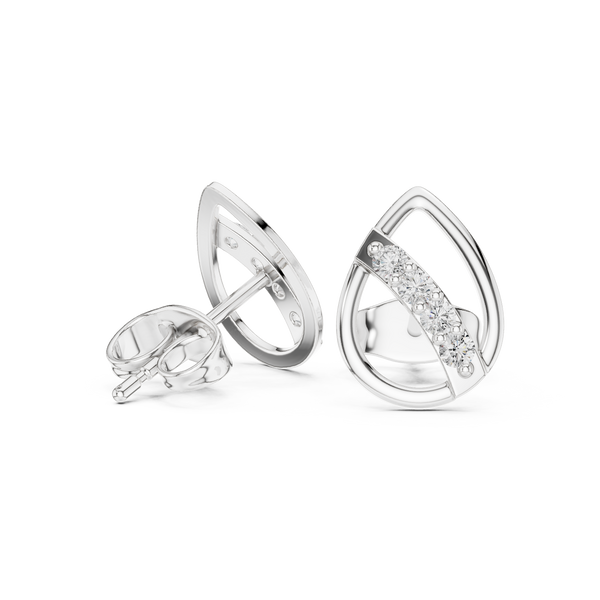 Clear Path lab grown diamond earring design