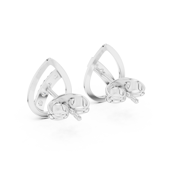 Clear Path lab grown diamond earring design