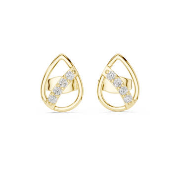 Clear Path lab grown diamond earring design