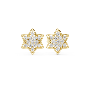 Gentle Breeze lab grown diamond earring design
