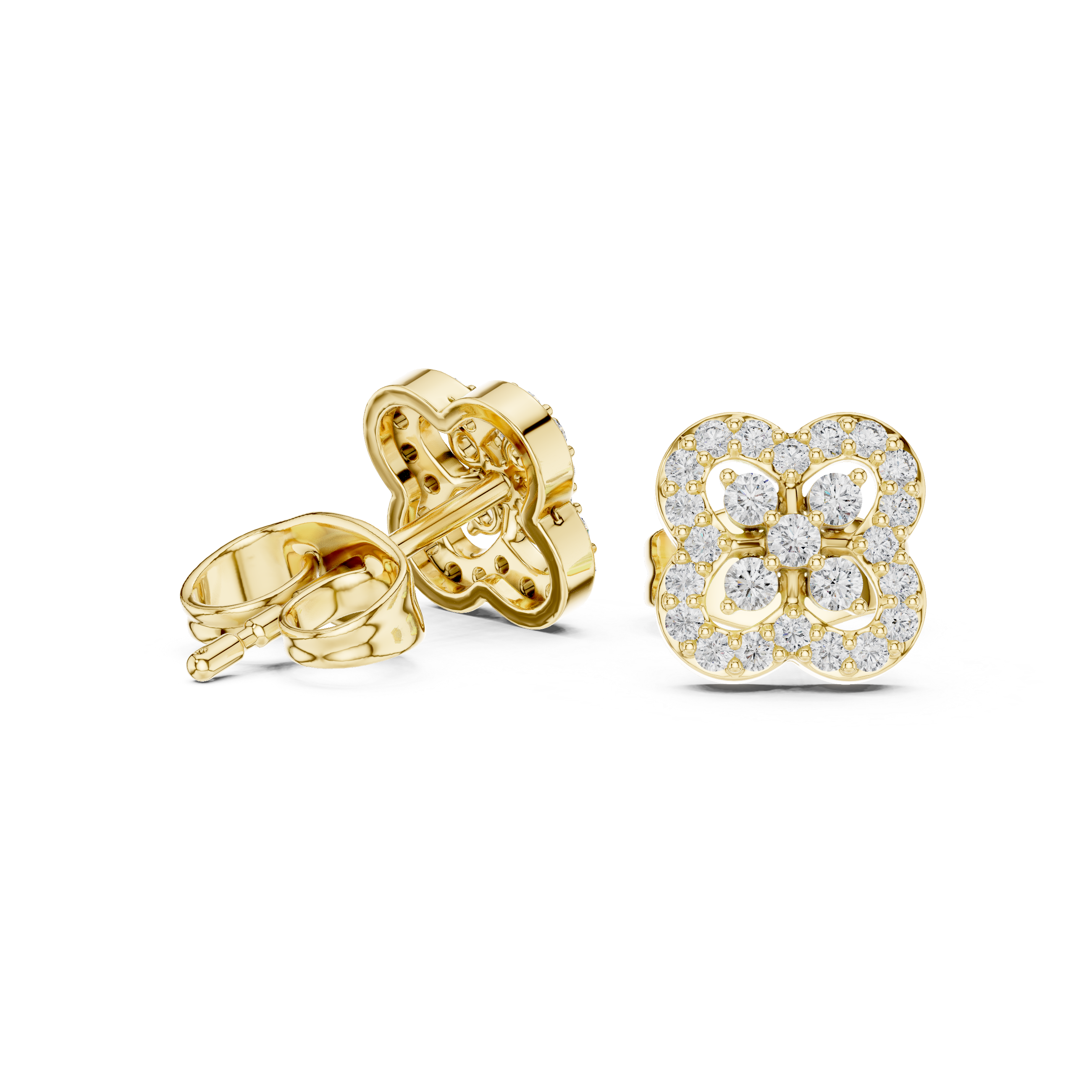 Noble Shine lab grown diamond earring design