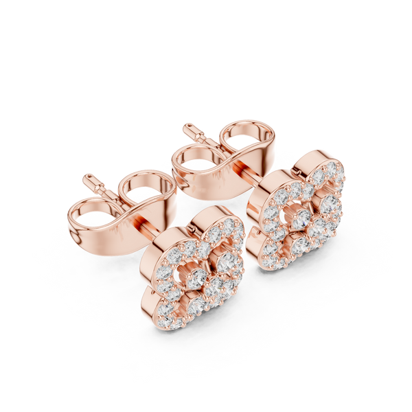 Noble Shine lab grown diamond earring design