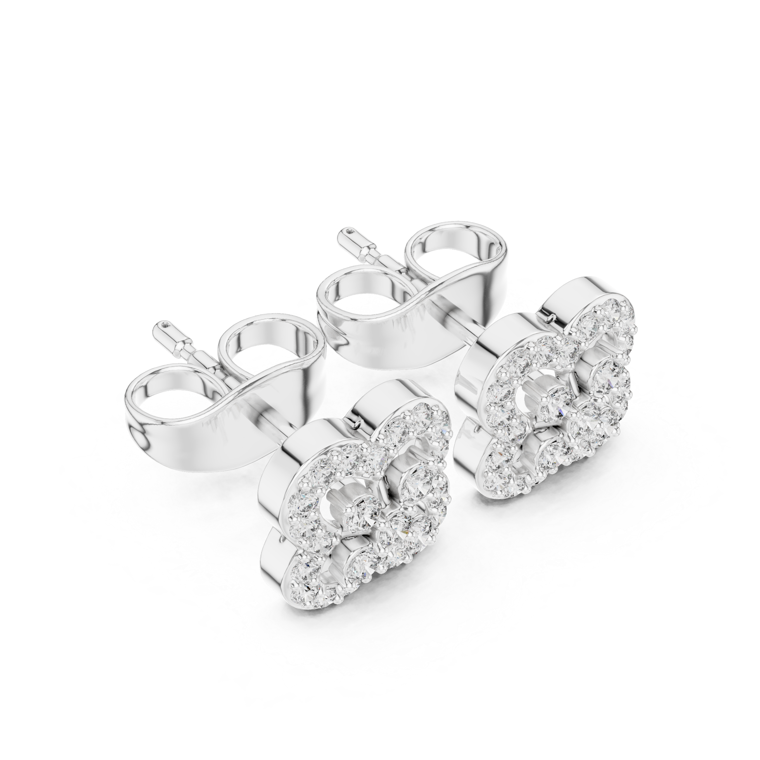 Noble Shine lab grown diamond earring design