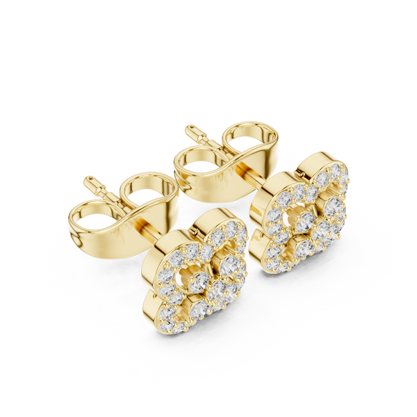 Noble Shine lab grown diamond earring design