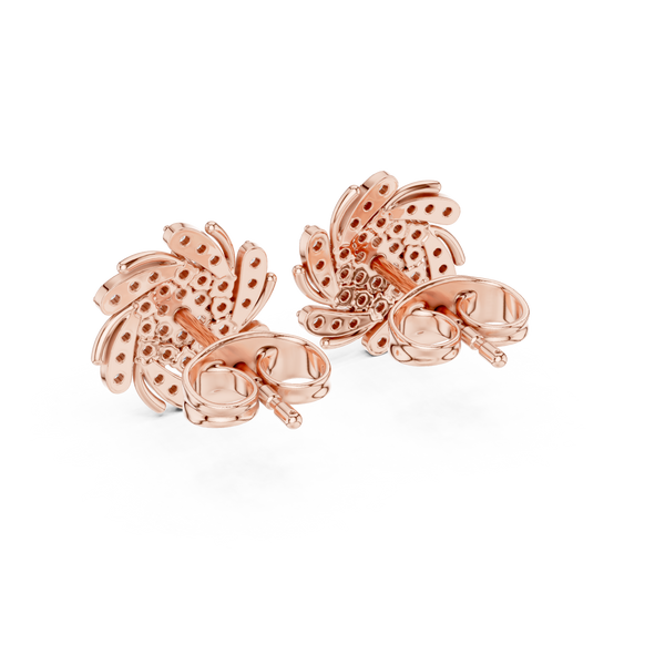 Joyful Beat lab grown diamond earring design