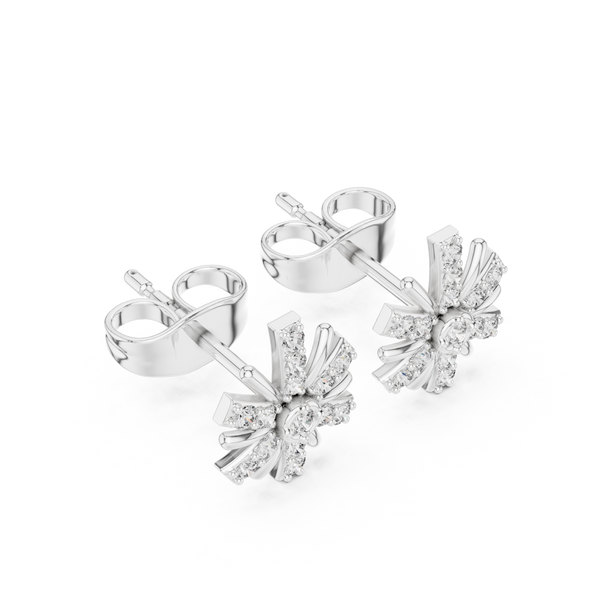 Sunlit Ray lab grown diamond earring design