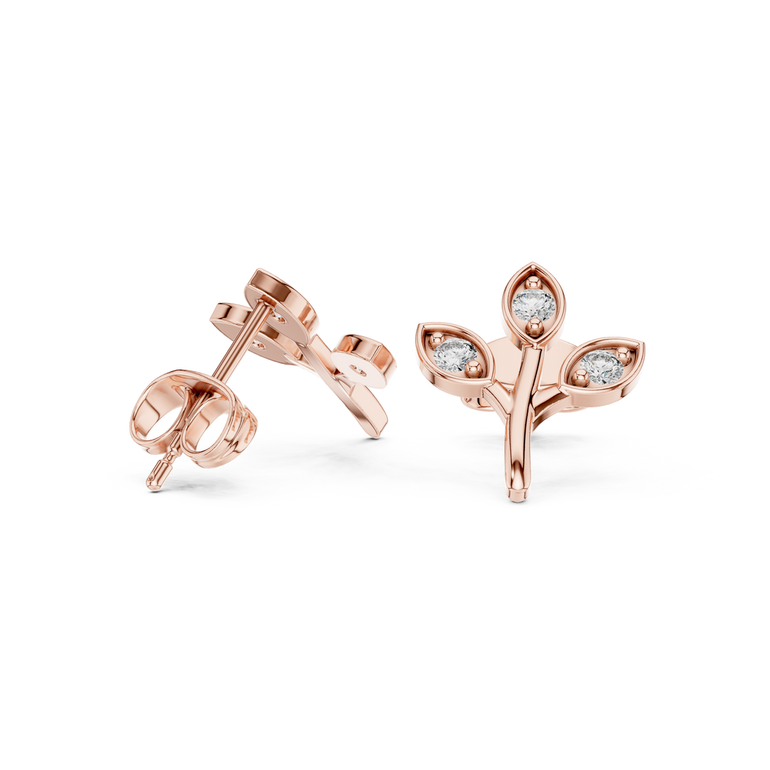 Pure Essence lab grown diamond earring design