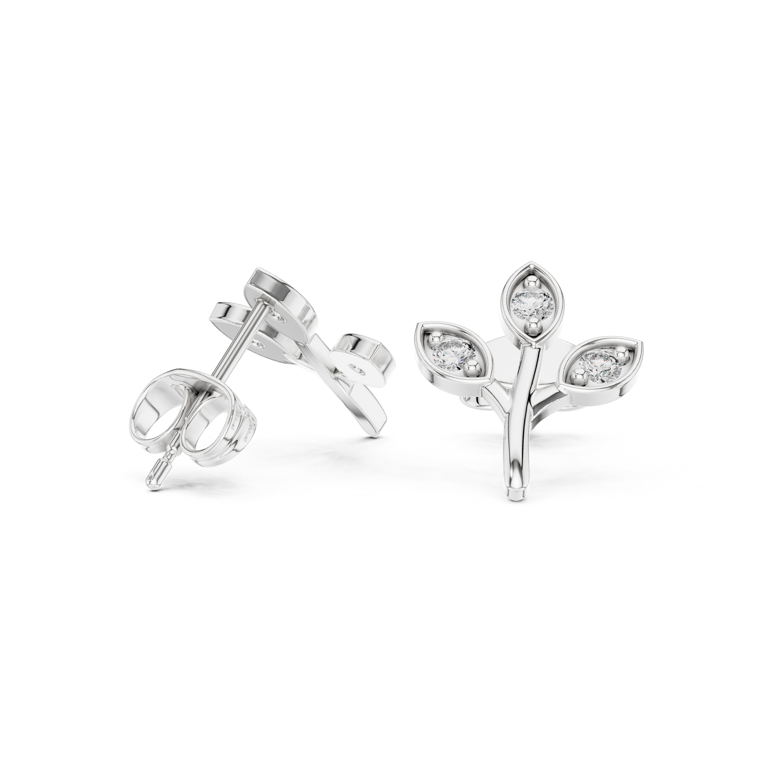 Pure Essence lab grown diamond earring design