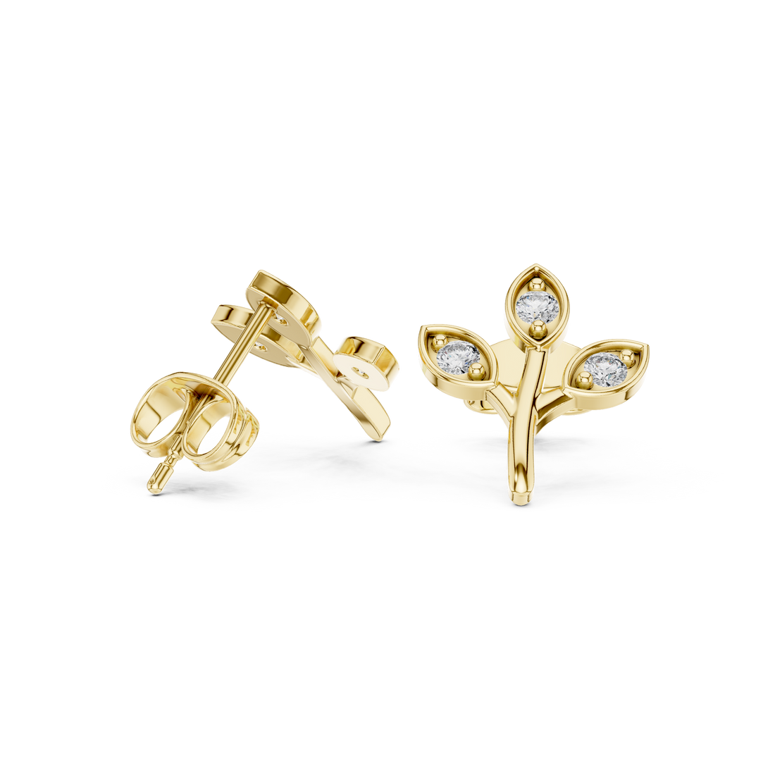 Pure Essence lab grown diamond earring design