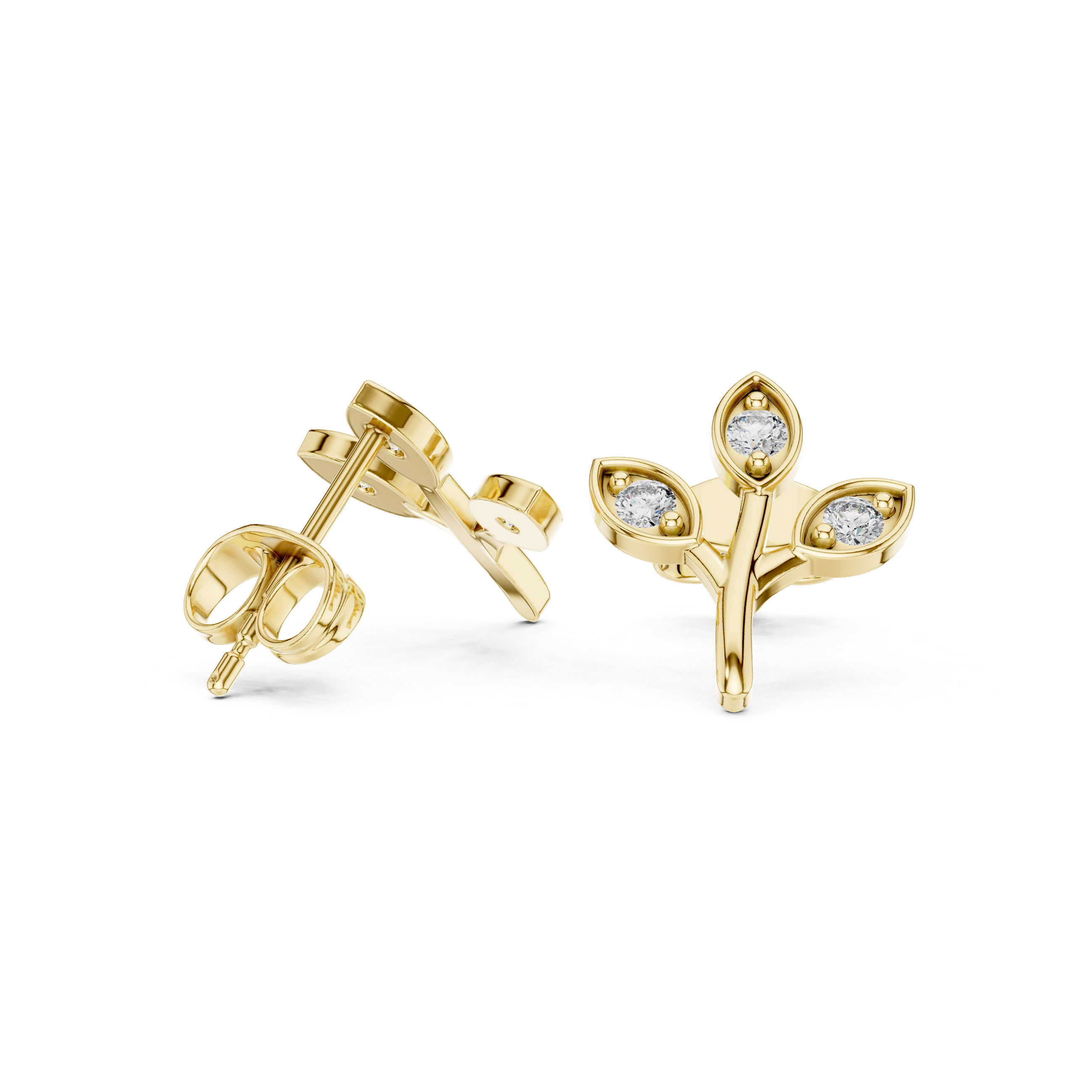 Pure Essence lab grown diamond earring design