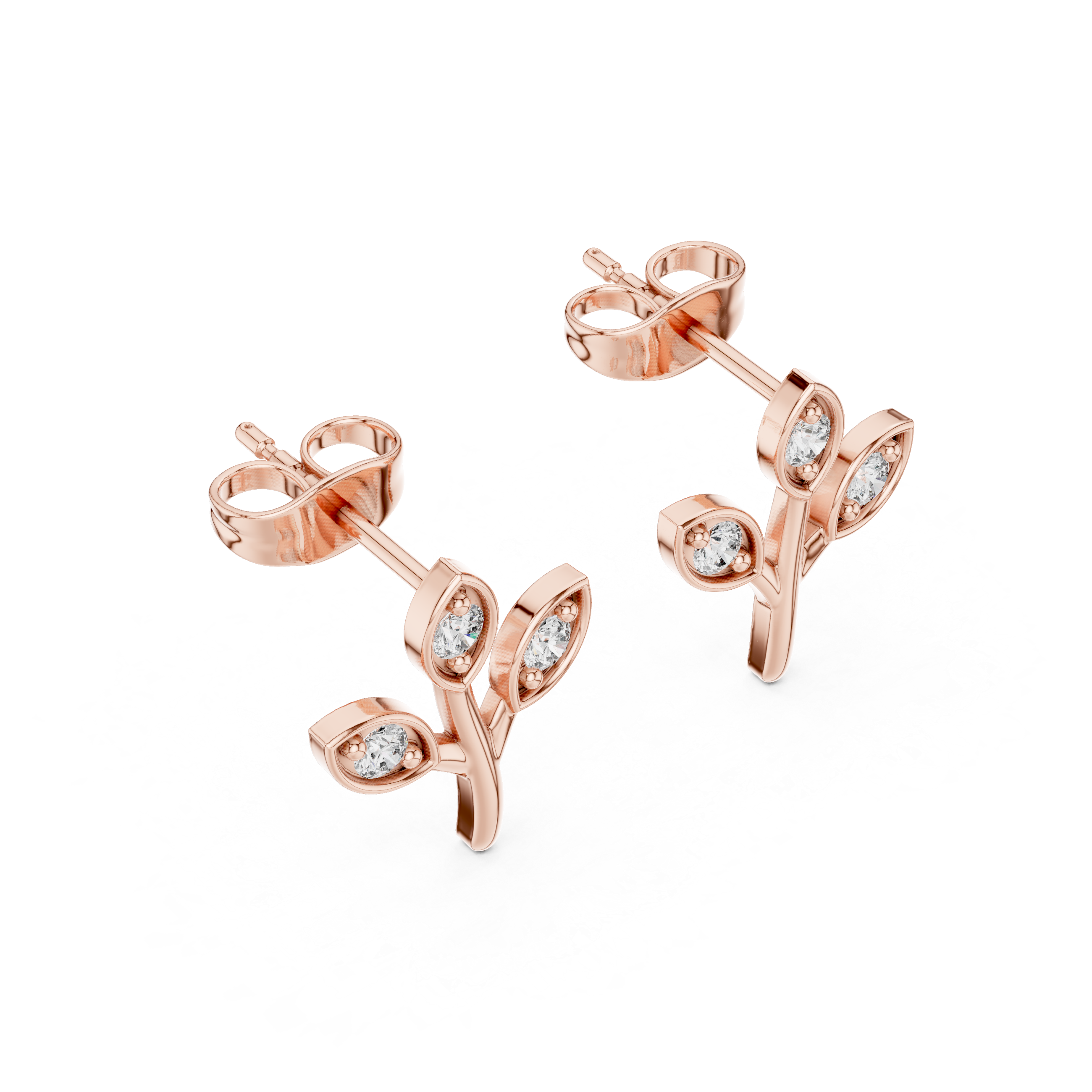 Pure Essence lab grown diamond earring design