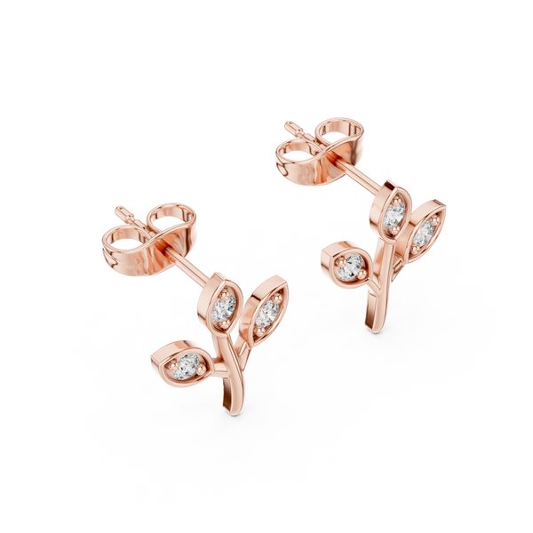 Pure Essence lab grown diamond earring design