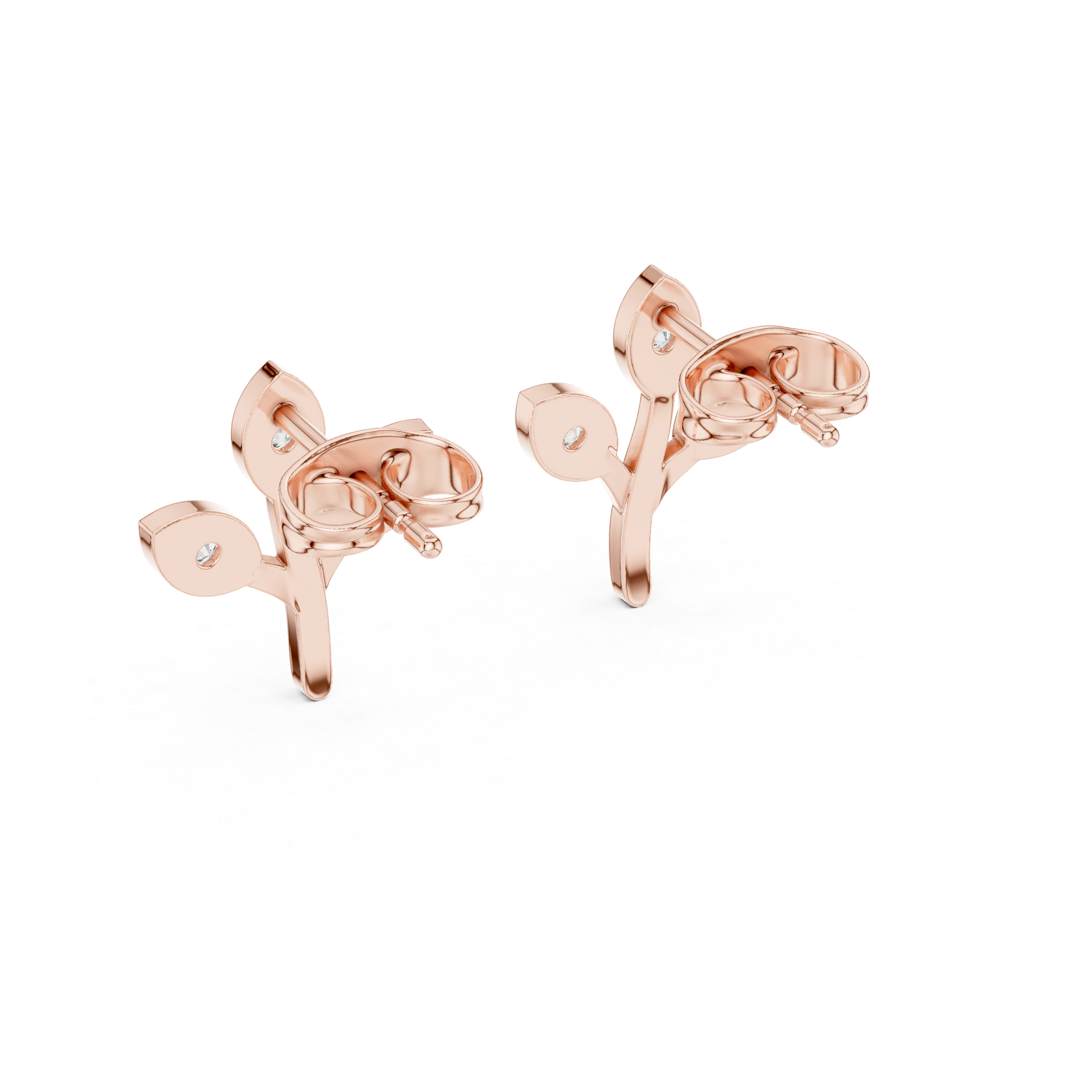 Pure Essence lab grown diamond earring design