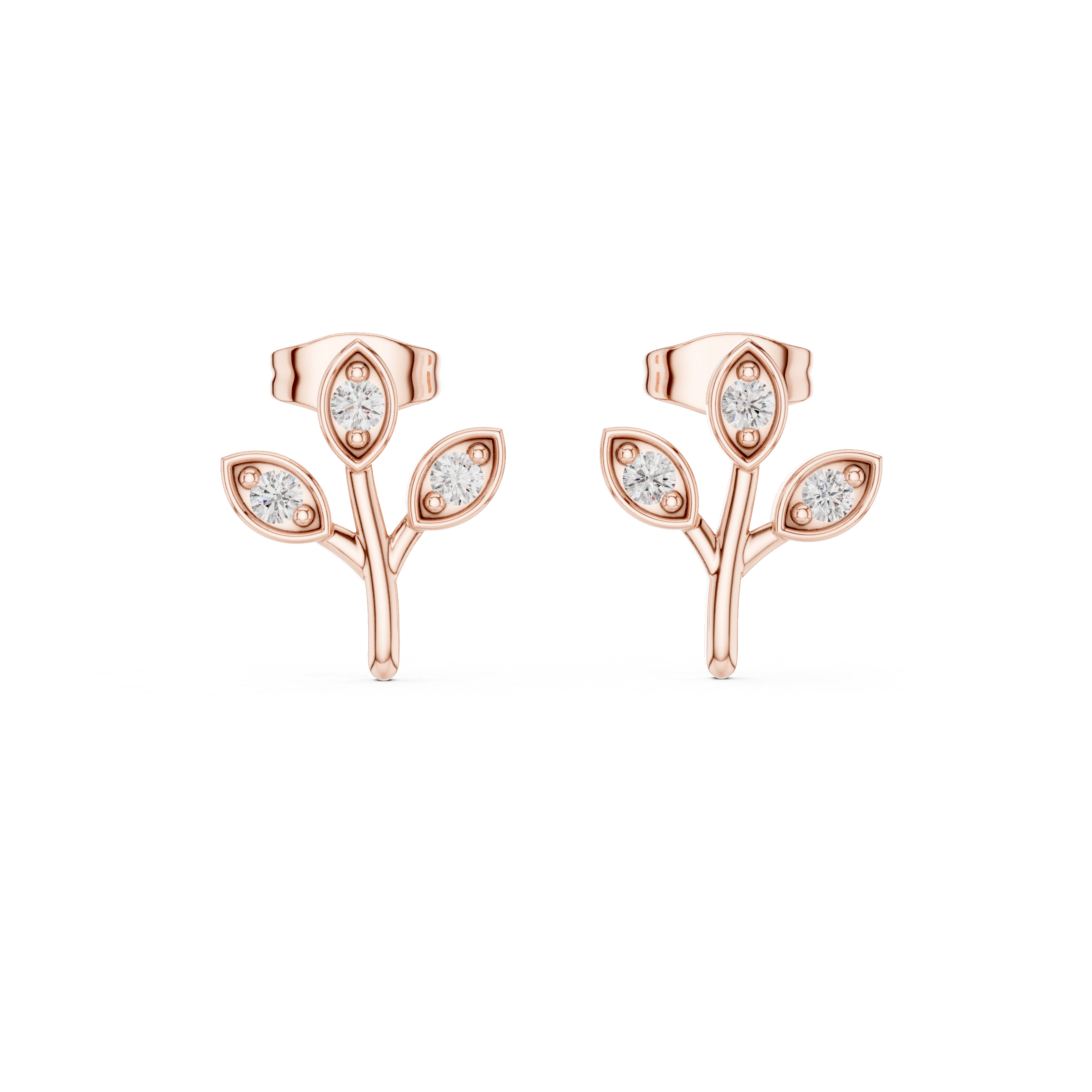 Pure Essence lab grown diamond earring design