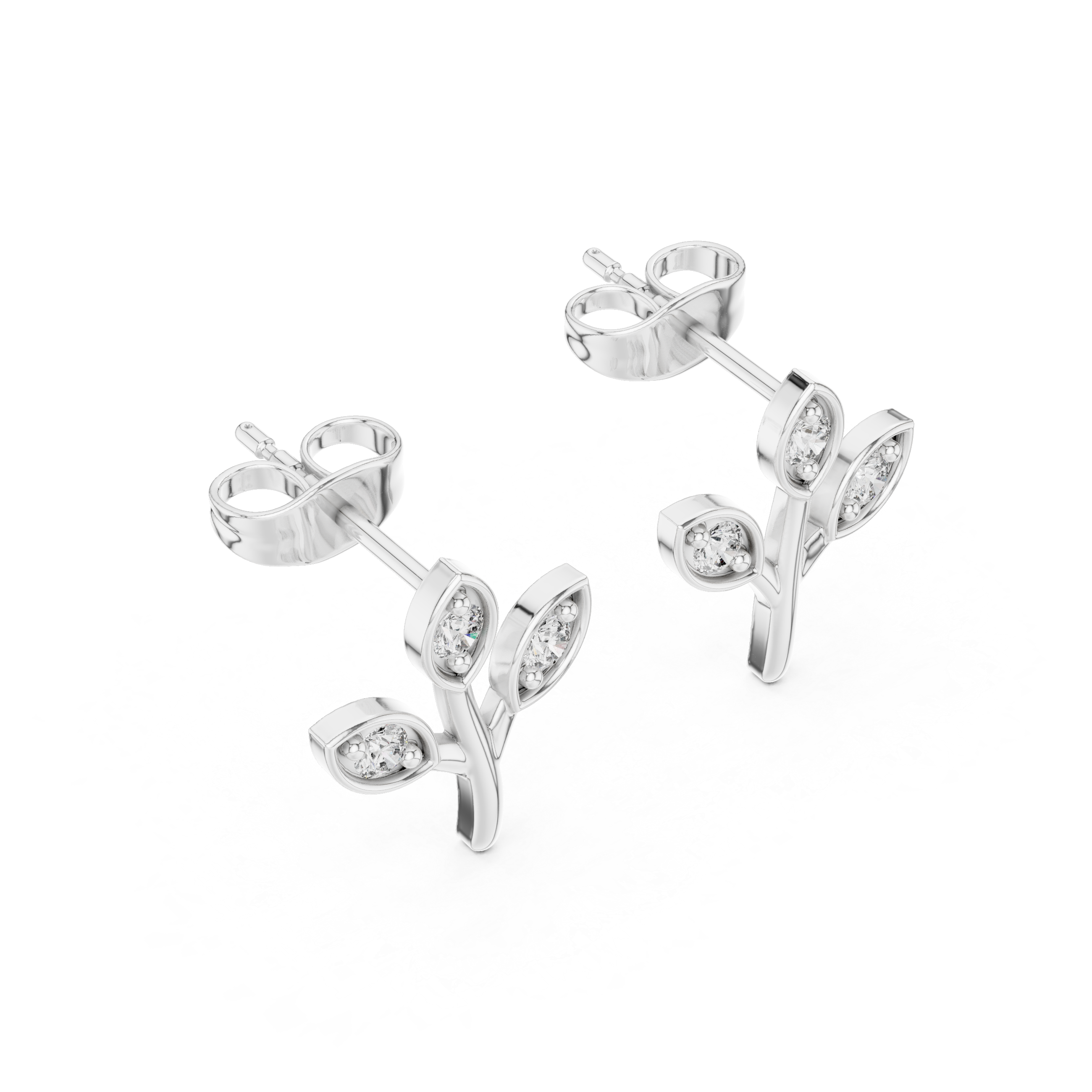 Pure Essence lab grown diamond earring design