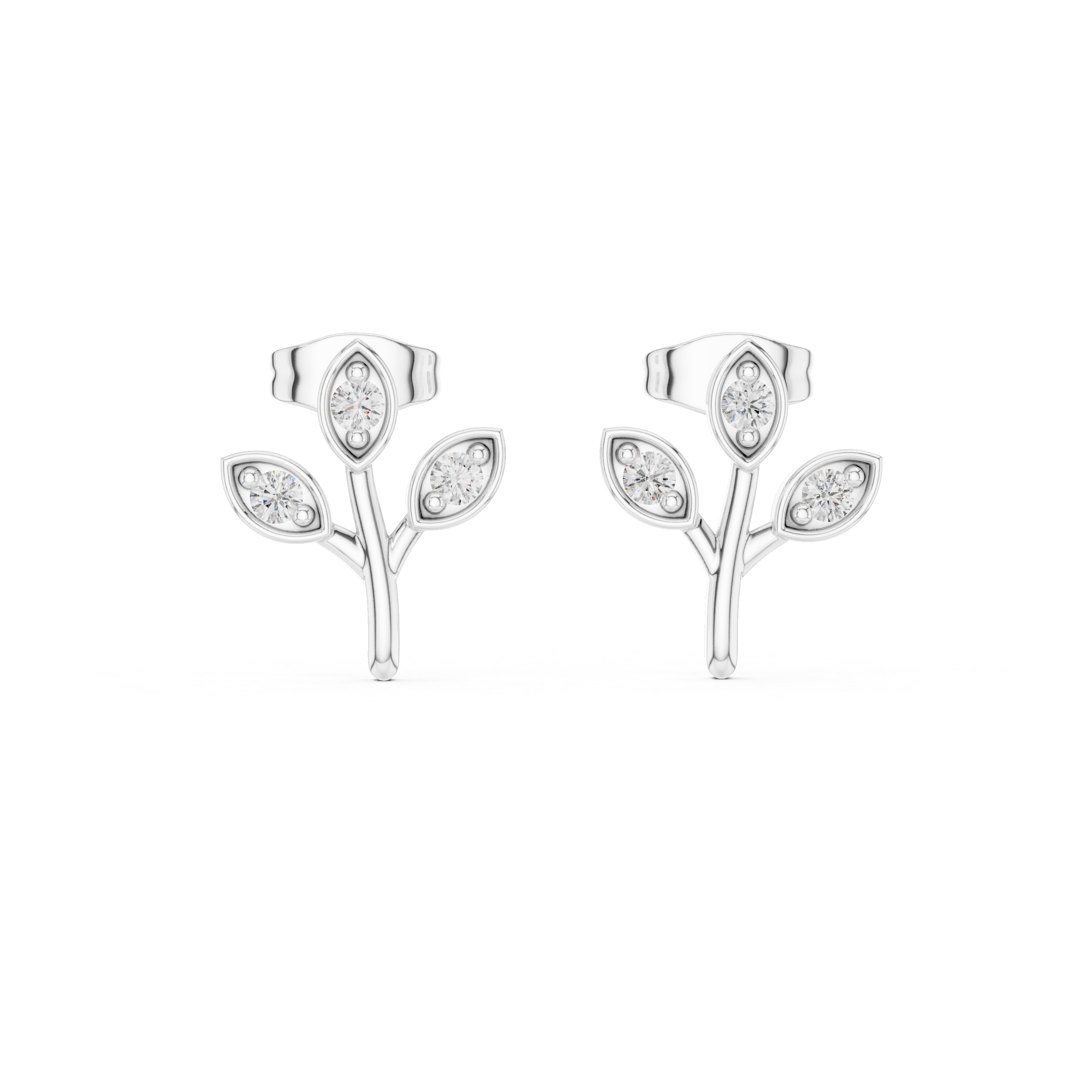 Pure Essence lab grown diamond earring design