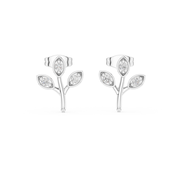 Pure Essence lab grown diamond earring design