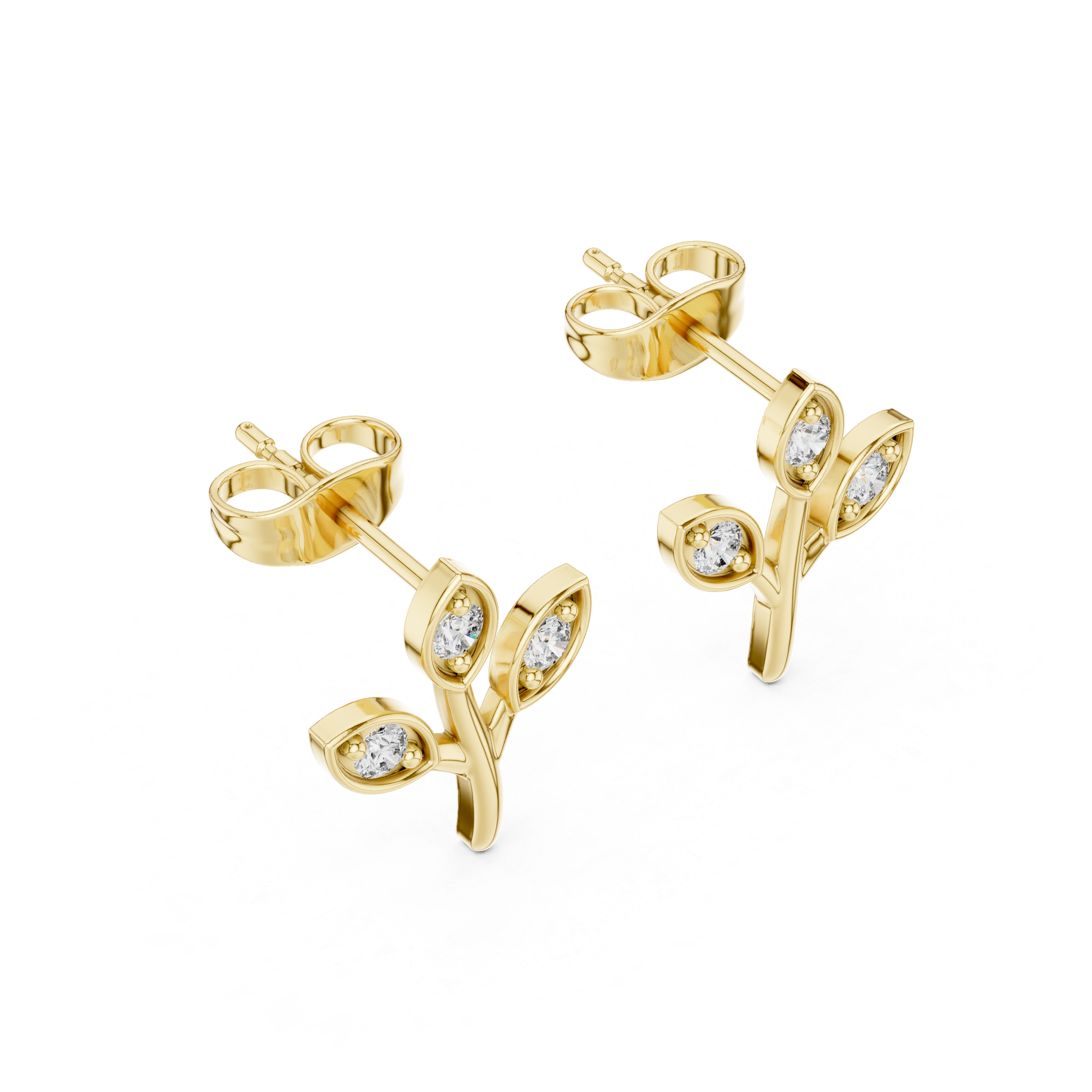 Pure Essence lab grown diamond earring design