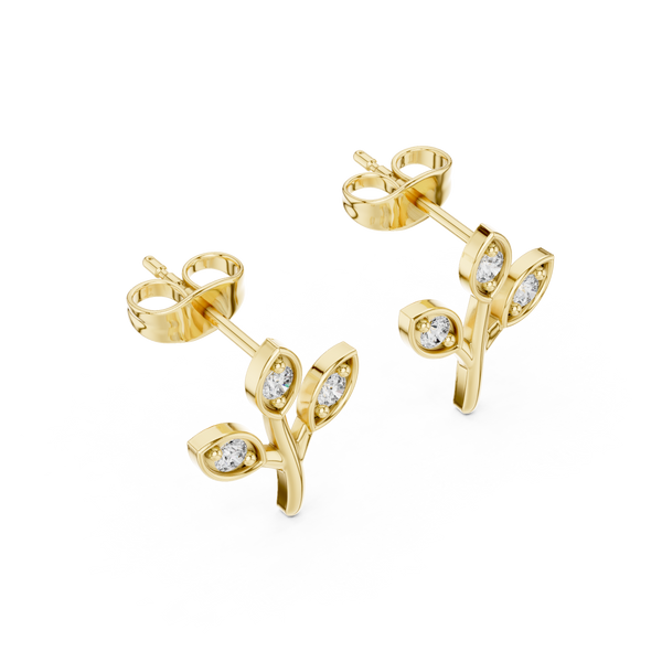 Pure Essence lab grown diamond earring design