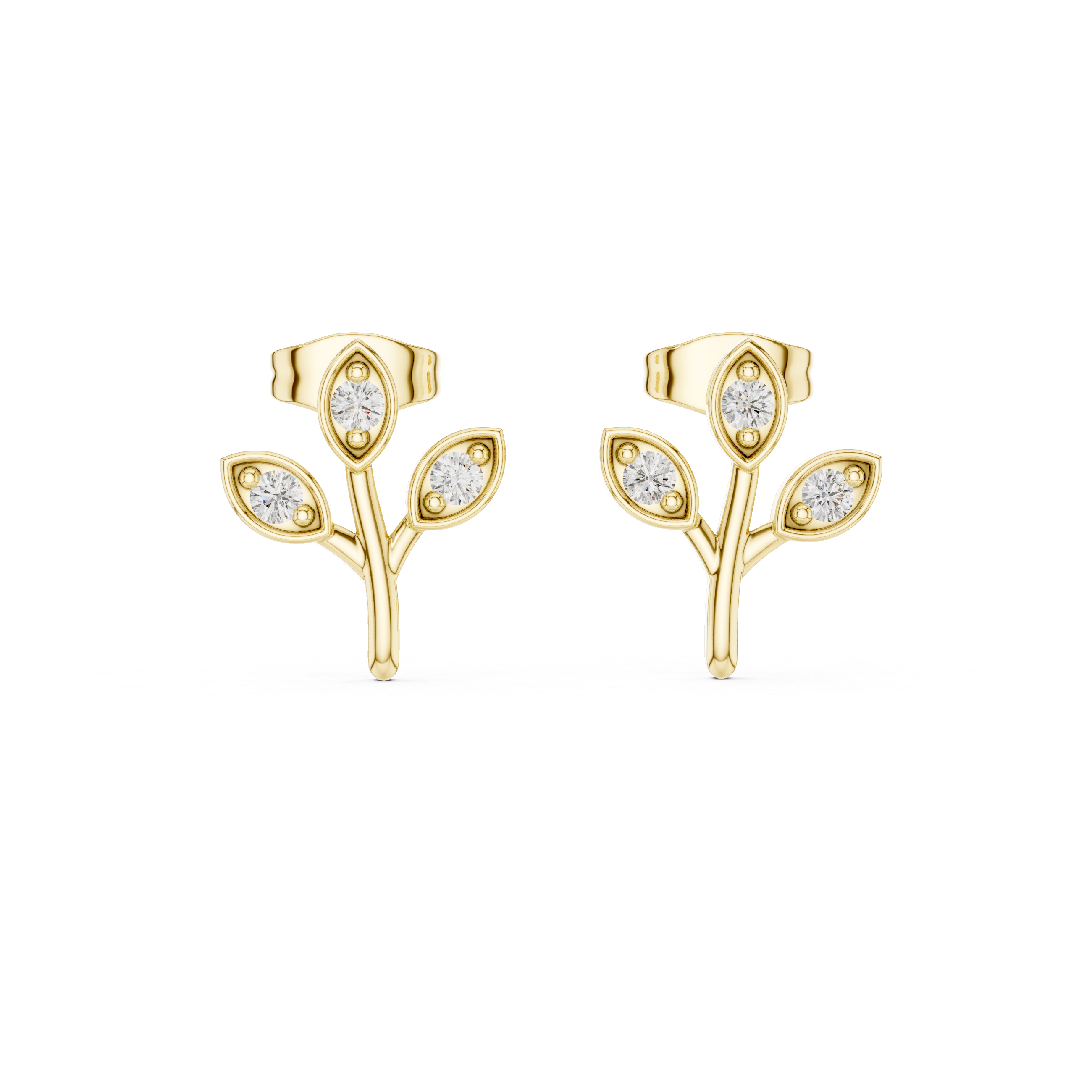 Pure Essence lab grown diamond earring design