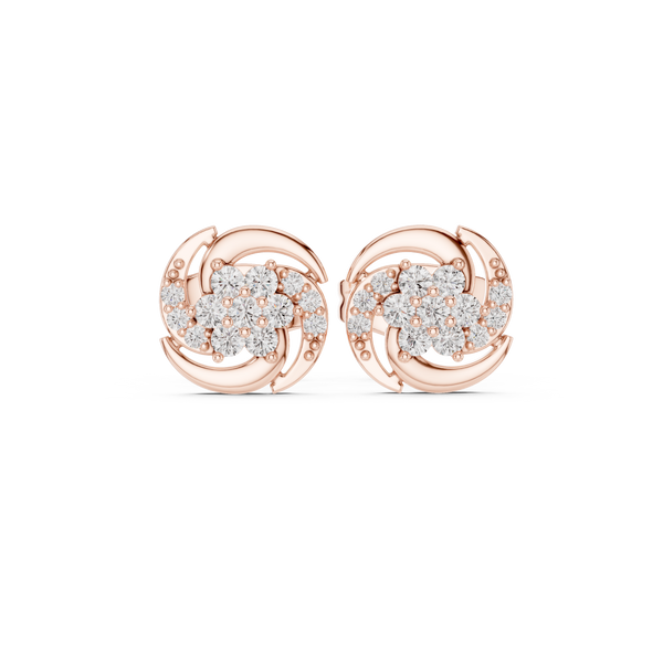 Crystal Dew lab grown diamond earring design