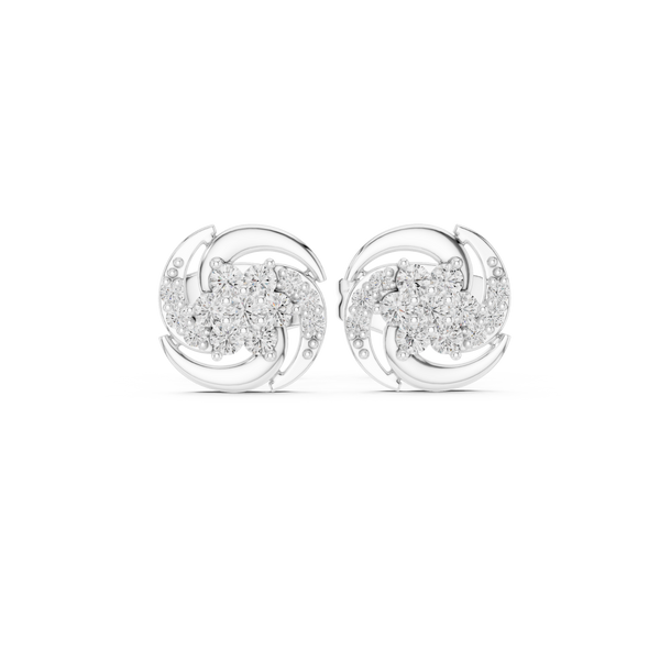 Crystal Dew lab grown diamond earring design