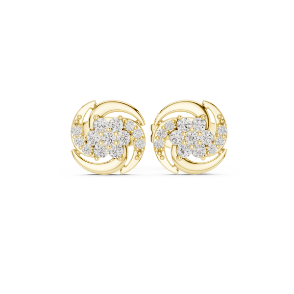 Crystal Dew lab grown diamond earring design