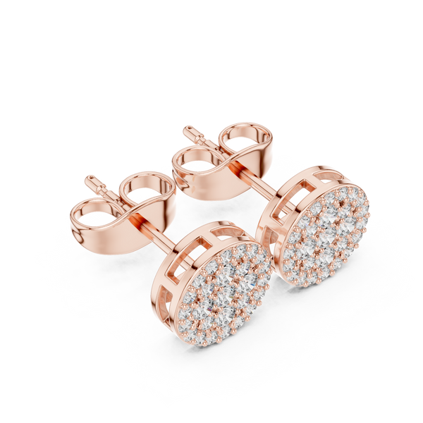 Velvet Night lab grown diamond earring design