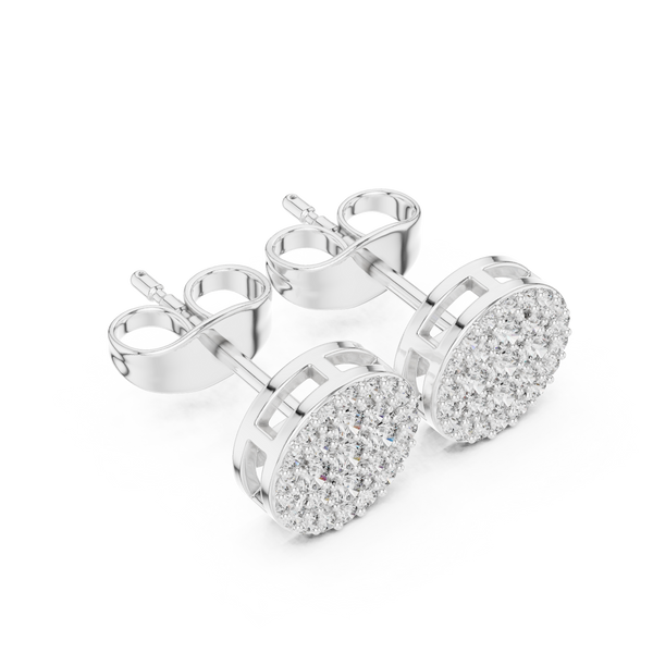 Velvet Night lab grown diamond earring design